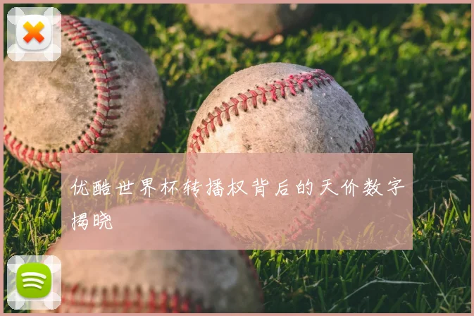 优酷世界杯转播权背后的天价数字揭晓